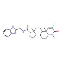 (1S,9aS,11aS)-8-fluoro-N-(1H-imidazo[4,5-b]pyridin-2-ylmethyl)-6,9a,11a-trimethyl-7-oxo-2,3,3a,3b,4,5,5a,9b,10,11-decahydro-1H-indeno[5,4-f]quinoline-1-carboxamide，阿拉丁
