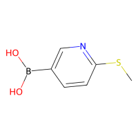 6-(甲硫基)吡啶-3-硼酸(含不定量的酸酐),321438-86-2,≥95%,阿拉丁