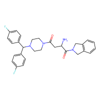 2-amino-4-[4-[bis(4-fluorophenyl)methyl]piperazin-1-yl]-1-(1,3-dihydroisoindol-2-yl)butane-1,4-dione，Moligand™，阿拉丁