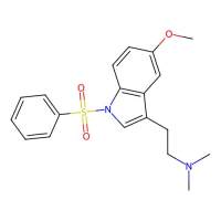 2-[1-(benzenesulfonyl)-5-methoxyindol-3-yl]-N,N-dimethylethanamine，263384-65-2，阿拉丁