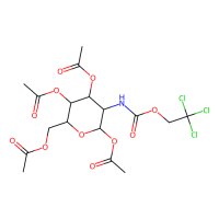 1,3,4,6-四-O-乙酰基-2-脱氧-2-(2,2,2-三氯乙氧)-β-D-吡喃葡萄糖，122210-05-3，≥98%，阿拉丁