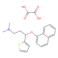 (S)-(+)-N,N-二甲基-3-(1-萘氧基)-3-(2-噻吩基)丙胺草酸盐,132335-47-8,≥95%,阿拉丁