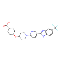 (1r,4r)-4-[(1-{5-[5-(trifluoromethyl)-1H-1,3-benzodiazol-2-yl]pyridin-2-yl}piperidin-4-yl)oxy]cyclohexane-1-carboxylic acid，Moligand™，阿拉丁