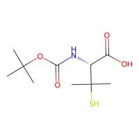 (2R)-2-(tert-butoxycarbonylamino)-3-methyl-3-sulfanyl-butanoic acid,110763-40-1,阿拉丁