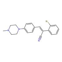 (Z)-2-(2-bromophenyl)-3-[4-(4-methylpiperazin-1-yl)phenyl]prop-2-enenitrile，阿拉丁