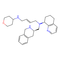 (E)-N-(oxan-4-yl)-N'-[[(3R)-1,2,3,4-tetrahydroisoquinolin-3-yl]methyl]-N'-[(8S)-5,6,7,8-tetrahydroquinolin-8-yl]but-2-ene-1,4-diamine，Moligand™，阿拉丁