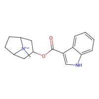 3-(1H-Indole-3-carbonyloxy)-8,8-dimethyl-8-azonia-bicyclo[3.2.1]octane，阿拉丁