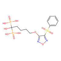 (5-{[4-(benzenesulfonyl)-1,2,5-oxadiazol-3-yl]oxy}-1-hydroxy-1-phosphonopentyl)phosphonic acid，Moligand™，阿拉丁
