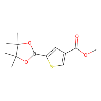 methyl 5-(4,4,5,5-tetramethyl-1,3,2-dioxaborolan-2-yl)thiophene-3-carboxylate，1040281-86-4，97%，阿拉丁