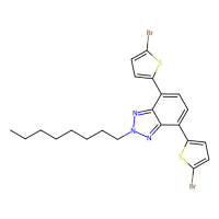 4,7-双(5-溴-2-噻吩基)-2-正辛基-2H-苯并三唑，1254062-41-3，≥90%(GC)，阿拉丁