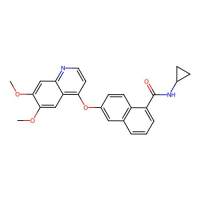 N-cyclopropyl-6-[(6,7-dimethoxyquinolin-4-yl)oxy]naphthalene-1-carboxamide，861874-34-2，阿拉丁