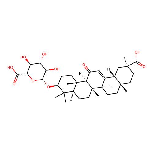 Glycyrrhetic acid 3-O-β-D-glucuronide,34096-83-8,≥98%,阿拉丁产品图