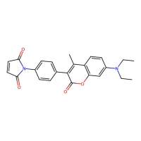 7-二乙氨基-3-(4-马来酰亚胺苯基)-4-甲基香豆素,76877-33-3,≥98%,阿拉丁