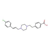 4-(2-(1-(4-Chlorocinnamyl)piperazin-4-yl)ethyl)benzoic acid，86621-92-3，阿拉丁