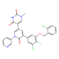 5-(3-{3-chloro-5-[(2-chlorophenyl)methoxy]-4-fluorophenyl}-2-oxo-2H-[1,3'-bipyridin]-5-yl)-1-methyl-1,2,3,4-tetrahydropyrimidine-2,4-dione，Moligand™，阿拉丁