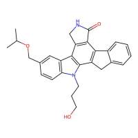 3-(5,6,7,13-Tetrahydro-9-((1-methylethoxy)methyl)-5-oxo-12h-indeno(2,1-a)pyrrolo(3,4-c)carbazol-12-yl)propanol，402857-39-0，阿拉丁