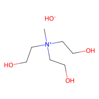 三（2-羟乙基）甲基氢氧化铵，33667-48-0，45-50％ in water，含MEHQ稳定剂，阿拉丁