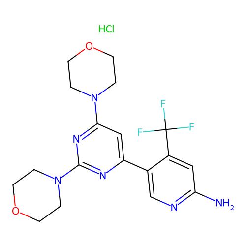 Buparlisib Hydrochloride,1312445-63-8,≥99%,阿拉丁产品图