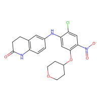 6-{[2-chloro-4-nitro-5-(oxan-4-yloxy)phenyl]amino}-3,4-dihydro-1H-quinolin-2-one，Moligand™，阿拉丁
