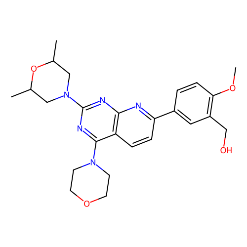 KU-0063794,mTOR抑制剂，938440-64-3，Moligand™, ≥98%，阿拉丁产品图