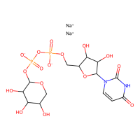 Uridine 5'-(二磷酸三氢),P'-α-D-吡喃木糖酯二钠盐，108320-89-4，≥98%，阿拉丁