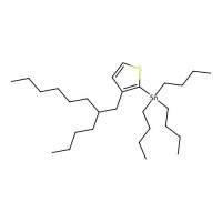 tributyl[3-(2-butyloctyl)thiophen-2-yl]stannane，1640126-30-2，阿拉丁
