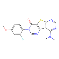 13-(dimethylamino)-5-(2-fluoro-4-methoxyphenyl)-8-thia-3,5,10,12-tetraazatricyclo[7.4.0.0^{2,7}]trideca-1(13),2(7),3,9,11-pentaen-6-one，Moligand™，阿拉丁