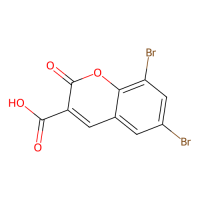 6,8-二溴香豆素-3-羧酸，3855-87-6，≥97%，阿拉丁