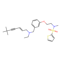 N-[2-[3-[[[(E)-6,6-dimethylhept-2-en-4-ynyl]-ethylamino]methyl]phenoxy]ethyl]-N-methylthiophene-2-sulfonamide，Moligand™，阿拉丁