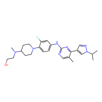 2-((1-(2-Fluoro-4-((4-(1-isopropyl-1H-pyrazol-4-yl)-5-methylpyrimidin-2-yl)amino)phenyl)piperidin-4-yl)(methyl)amino)ethan-1-ol,Moligand™,阿拉丁