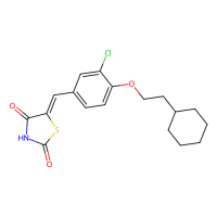 (5Z)-5-[[3-chloro-4-(2-cyclohexylethoxy)phenyl]methylidene]-1,3-thiazolidine-2,4-dione，Moligand™，阿拉丁