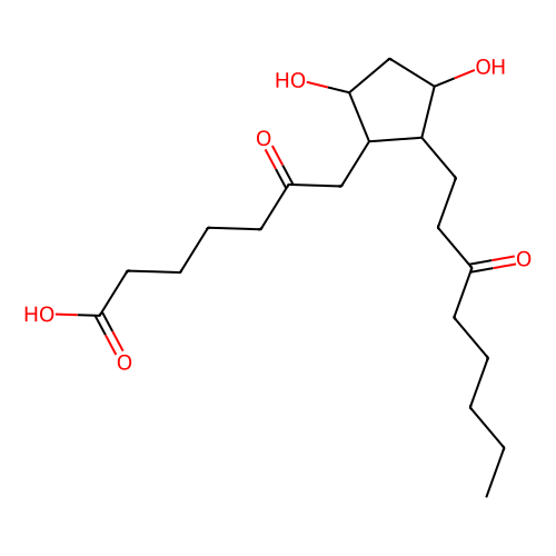6,15-二酮-13,14-二氢前列腺素F1α，63983-53-9，≥98%, mixture of isomers,1mg/ml in methyl acetate，阿拉丁产品图