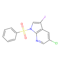 1-苯磺酰-5-氯-3-碘-1H-吡唑并[2,3-B]吡啶，1001414-09-0，≥97%，阿拉丁