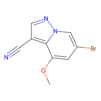 6-溴-4-甲氧基吡唑并[1,5-a]吡啶-3-甲腈，1207836-10-9，≥99%(HPLC)，阿拉丁