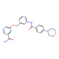 5-({3-[4-(morpholin-4-yl)benzamido]phenyl}methoxy)pyridine-3-carboxamide，Moligand™，阿拉丁