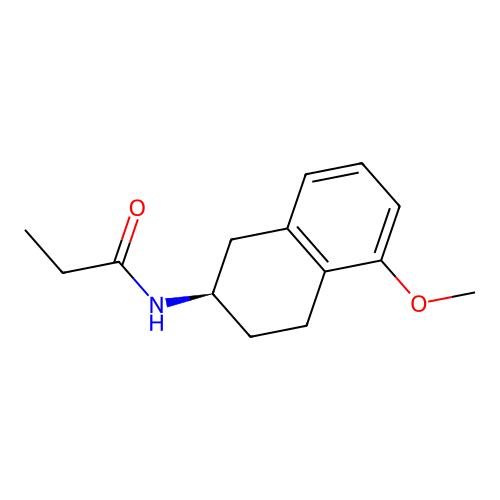N-[(2R)-5-methoxy-1,2,3,4-tetrahydronaphthalen-2-yl]propanamide，244239-68-7，阿拉丁产品图