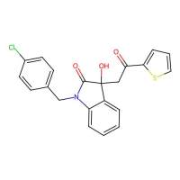 1-(4-chlorobenzyl)-3-hydroxy-3-[2-oxo-2-(2-thienyl)ethyl]-1,3-dihydro-2H-indol-2-one，355428-98-7，阿拉丁