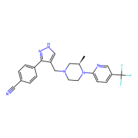 4-[4-[[(3R)-3-methyl-4-[5-(trifluoromethyl)pyridin-2-yl]piperazin-1-yl]methyl]-1H-pyrazol-5-yl]benzonitrile，Moligand™，阿拉丁
