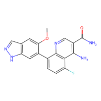 4-Amino-5-fluoro-8-(5-methoxy-1H-indazol-6-yl)quinoline-3-carboxamide，Moligand™，阿拉丁