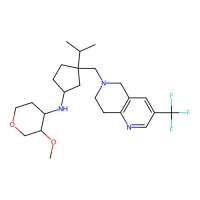 D-Erythro-pentitol, 1,5-anhydro-2,3-dideoxy-3-(((1R,3S)-3-((7,8-dihydro-3-(trifluoromethyl)-1,6-naphthyridin-6(5H)-yl)carbonyl)-3-(1-methylethyl)cyclopentyl)amino)-4-o-methyl-，阿拉丁