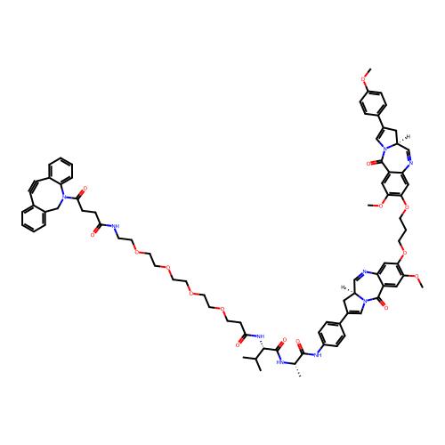 DBCO-PEG4-VA-PBD，2241644-09-5，≥95%，阿拉丁产品图