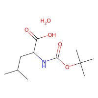 N-(叔丁氧羰基)-L-亮氨酸 一水合物,200936-87-4,≥98%,阿拉丁