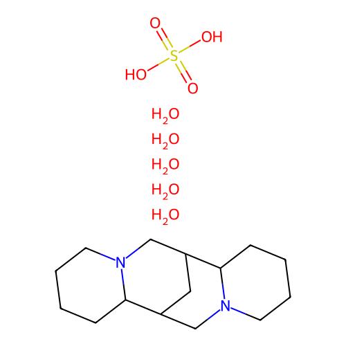 (+)-Sparteine (sulfate pentahydrate)，阿拉丁产品图