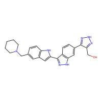 (5-{3-[5-(Piperidin-1-Ylmethyl)-1h-Indol-2-Yl]-1h-Indazol-6-Yl}-2h-1,2,3-Triazol-4-Yl)methanol，916767-35-6，阿拉丁