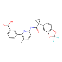 VX-809 (Lumacaftor)，936727-05-8，Moligand™, ≥98%，阿拉丁
