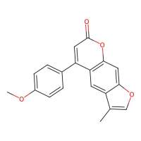 5-(4-methoxyphenyl)-3-methyl-7H-furo[3,2-g]chromen-7-one，374764-20-2，阿拉丁