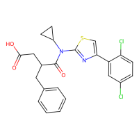 3-{cyclopropyl[4-(2,5-dichlorophenyl)-1,3-thiazol-2-yl]carbamoyl}-4-phenylbutanoic acid，Moligand™，阿拉丁