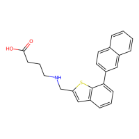 4-({[7-(naphthalen-2-yl)-1-benzothiophen-2-yl]methyl}amino)butanoic acid，Moligand™，阿拉丁