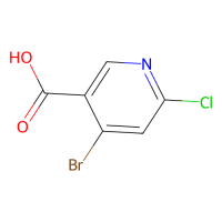 4-bromo-6-chloro-pyridine-3-carboxylic acid，1256834-13-5，97%，阿拉丁