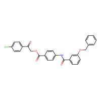 [2-(4-chlorophenyl)-2-oxoethyl] 4-[(3-phenylmethoxybenzoyl)amino]benzoate，Moligand™，阿拉丁